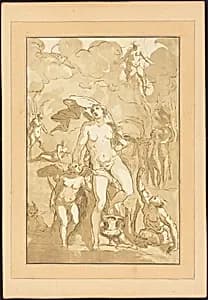 Portrait of Johann Gottlieb Prestel after Jacopo Ligozzi