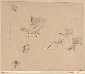 Verhexte Tiere (Bewitched Animals) by Paul Klee