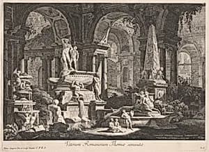 Veterum Romanorum Thermae semirutae