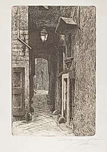 Via de' Cavalieri by Telemaco Signorini