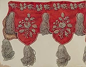 Victorian Shelf Drapery by Winifred Hoover