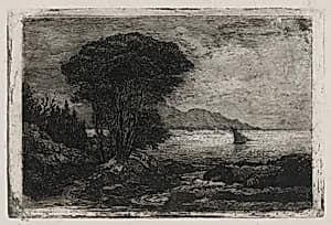 View of a Shore by André-Marie-Paul Borel