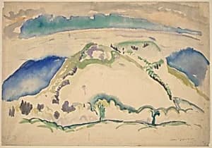 View of Distant Hills by William Zorach