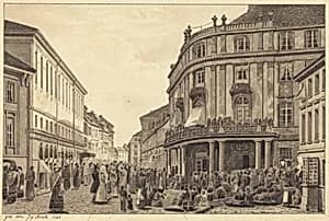 View of Muhlendamm by Johann Friedrich Stock