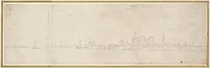 View of Orsoy by Wenceslaus Hollar