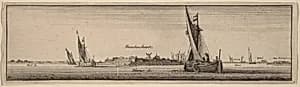 View of Shenckenschantz by Wenceslaus Hollar