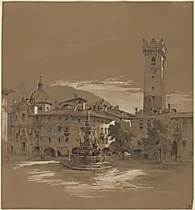 View of Trento by Albert Emil Kirchner