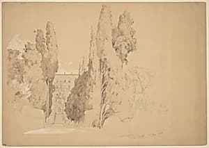 Villa d'Este, Tivoli by Jasper Francis Cropsey