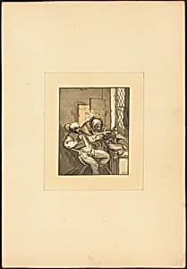 Village Surgeon by Maria Catharina Prestel after Adriaen van Ostade