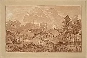 Village with Pond