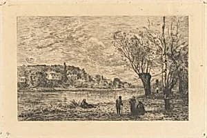 Ville d’Avray by Maxime Lalanne, after Jean-Baptiste-Camille Corot