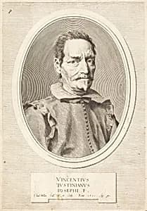 Vincenzo Giustiniani by Claude Mellan