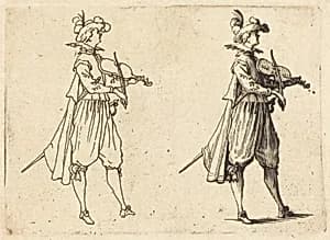 Violinist by Jacques Callot