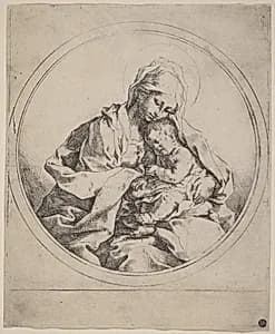 Virgin and Child by Guido Reni