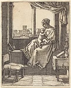 Virgin at the Window by Barthel Beham