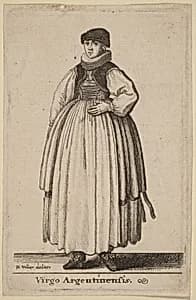 Virgo Argentinensis by Wenceslaus Hollar