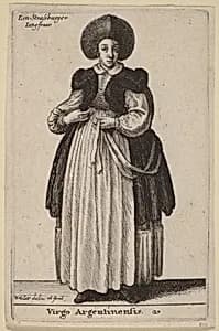 Virgo Argentinensis by Wenceslaus Hollar
