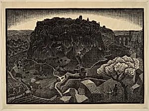 Vitorchiano nel Cimino by M.C. Escher