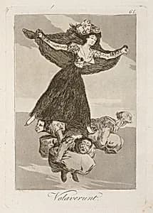 Volaverunt (They Have Flown) by Francisco Goya
