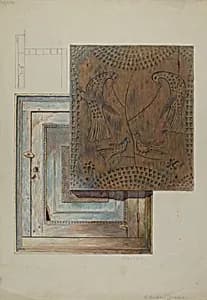 Wall Cabinet by Ethelbert Brown