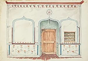 Wall Painting by Harry Mann Waddell and Geoffrey Holt