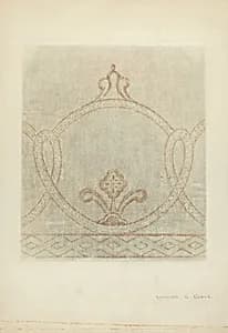 Wall Painting (Restoration Drawing) by Raymond E. Noble