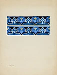 Wall Paper Border by Charles Garjian