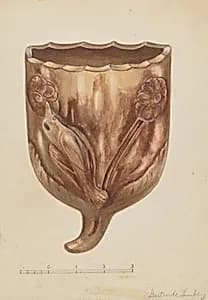 Wall Pocket for Flowers by Gertrude Lemberg