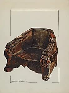 Walnut Chair by Florence Truelson