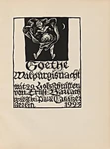 Walpurgisnacht (Walpurgis Night) by Ernst Barlach and Johann Wolfgang von Goethe (author)