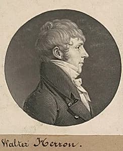 Walter Herron by Charles B. J. Févret de Saint-Mémin