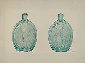 Washington Eagle Flask by V.L. Vance