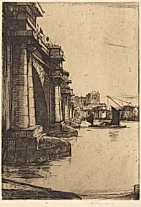 Waterloo Bridge, No. 2 by David Young Cameron