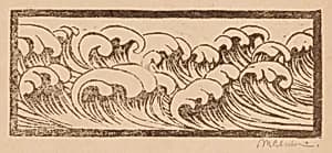 Waves by M.C. Escher