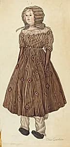 Wax Face Cotton Doll by Charles Goodwin