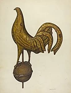 Weather Vane - Cock by Ben Lassen