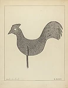 Weather Vane by Herman Bader