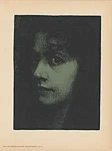 Weiblicher Studienkopf by Hans Unger