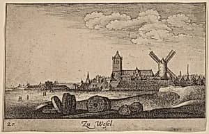 Wesel by Wenceslaus Hollar