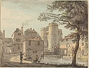 West Gate at Canterbury by Paul Sandby