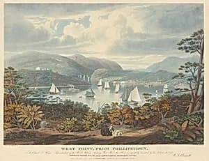 West Point, from Phillipstown by William James Bennett