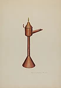 Whale Oil Lamp by William H. Edwards
