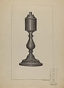 Whale Oil Lamp by Joseph Stonefield