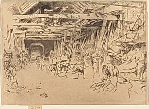 Wheelwright by James McNeill Whistler