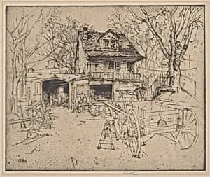 Wheelwright Shop by Ernest D. Roth