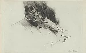 Whistler Asleep by Giovanni Boldini