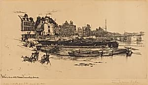 Whistler's House, Old Chelsea by Francis Seymour Haden
