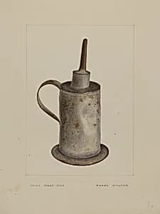 Wick Lamp by Frank Maurer