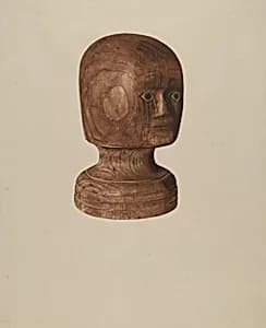Wig Block by Mildred E. Bent