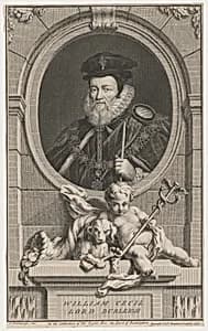 William Cecil, Lord Burleigh by Jacobus Houbraken